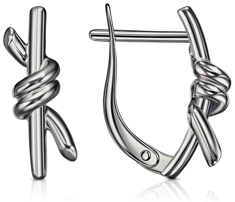 Серьги Lucente Silver С600-3004 вес 2.58 г серебро, без вставок
