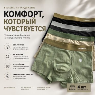 Боксеры мультиколор
