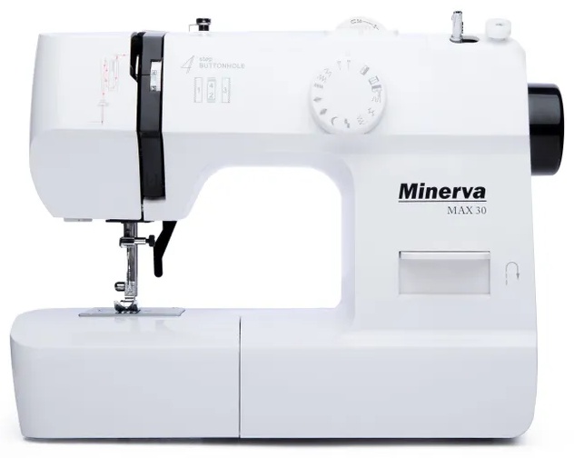 Швейная машина Minerva MAX 30 белый, черный