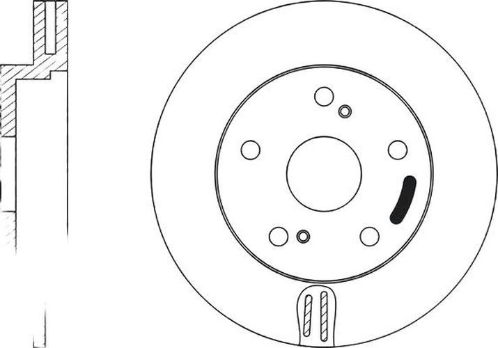 Диски NIBK передние RN1058