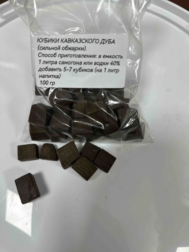 Россия кубики Кавказского дуба набор для приготовления настойки 100 г