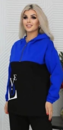 Спортивный костюм Kanykei Fashion черный, синий