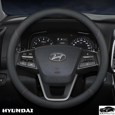 SERAUTO оплетка руль Hyundai Ser-00220 37-39 см M черный, синий