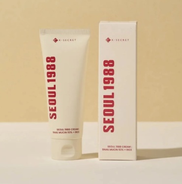 K-SECRET крем SEOUL 1988 Snail Mucin 93% + Rice для лица 100 мл