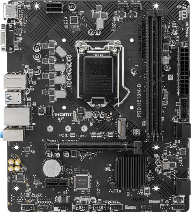 Материнская плата MSI PRO H510M-B II DDR4