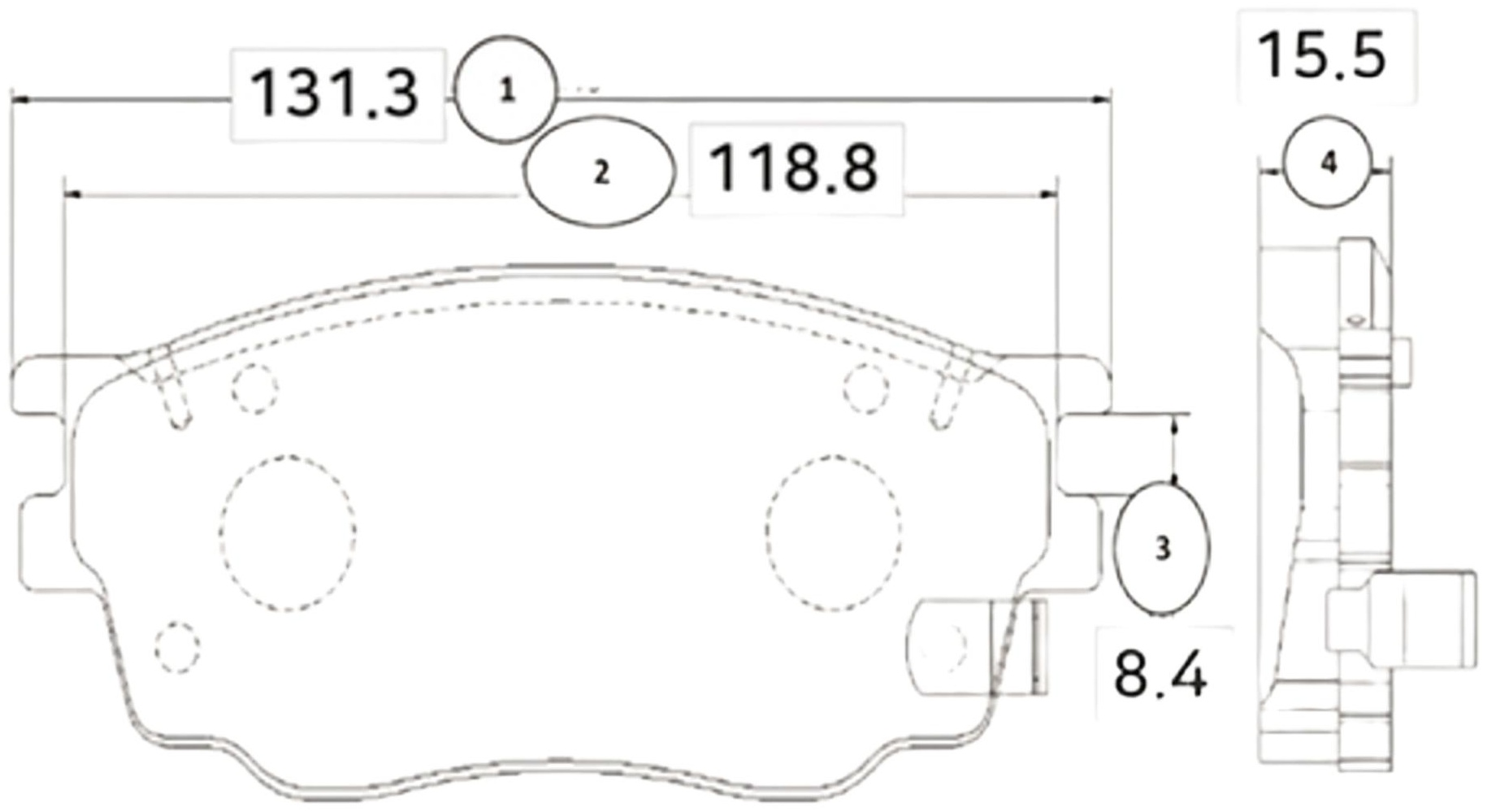 Колодки CTR GK0655