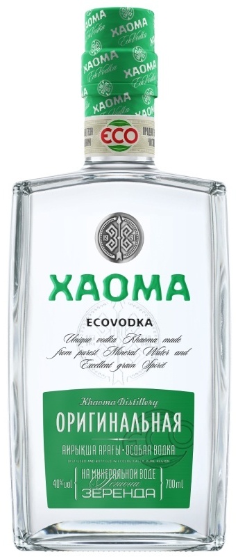 Водка ХАОМА Оригинальная Зеренда классическая зерновой 40% 0.7 л