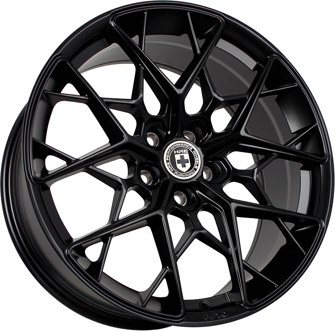 HRE FF10 8.5/9.5x20/5x112 D66.6 ET36.43 4 диска черный, черный матовый
