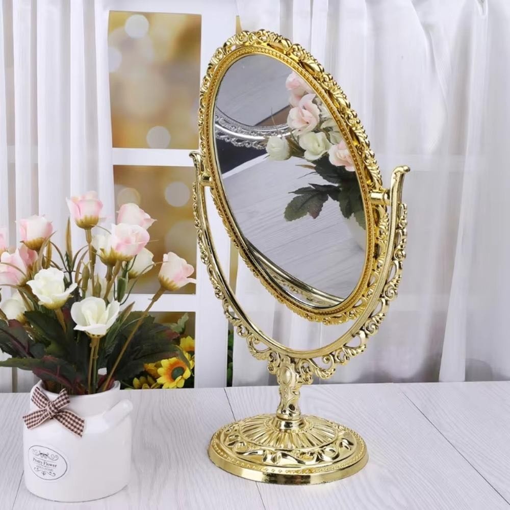 Iron Style зеркало настольное косметическое 18см