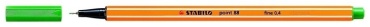 Ручка капиллярная STABILO point 88 1 шт, 0.4 мм, цвет чернил зеленый