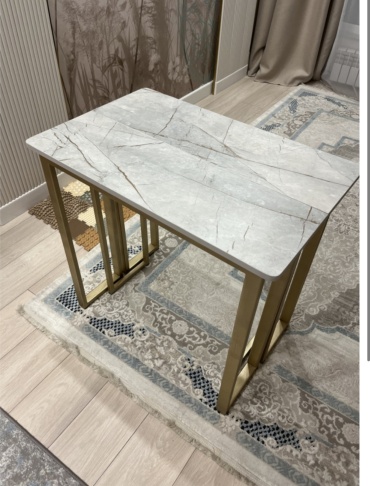 Раздвижной стол TOP.TRANSFORMER Top transformer , 300х90x76 см, ЛДСП, серый
