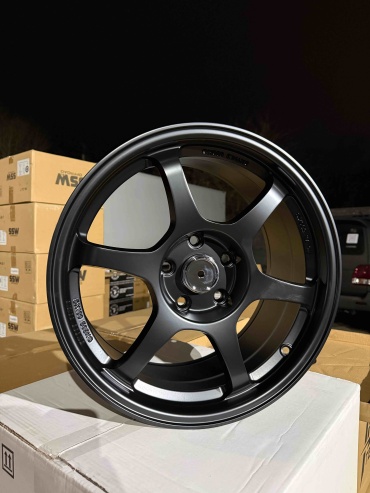 Auher F7662 8.5x17/5x114.3 D73.1 ET40 4 диска черный матовый