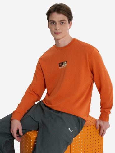 Свитшот Puma оранжевый
