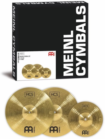 Набор тарелок Meinl HCS-CS1 HCS Starter Cymbal Pack бронзовый 8 дюймов, 13 дюймов