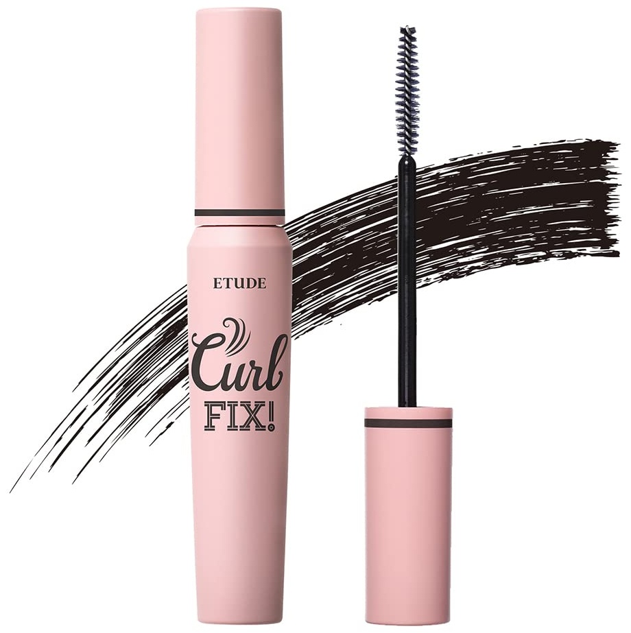 Тушь для ресниц Etude Curl Fix Mascara для объема, удлиняющая, подкручивающая черный