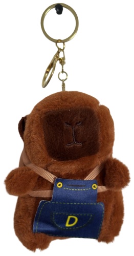 Брелок kurru toys Капибара в фартуке KB-L1109 12 текстиль 1 шт
