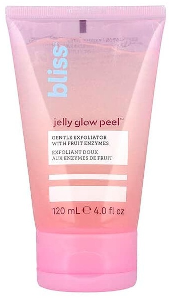 BLISS скраб Jelly Glow Peel , мягкое отшелушивающее средство с фруктовыми ферментами, 120 мл (4 жидк. Унции) 120 мл