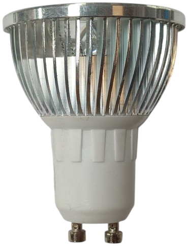 Лампочка 4W GU10, светодиодная, холодный белый