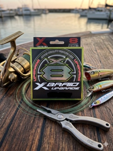 BRAID LINE плетеный шнур X8 0.16 мм зеленый