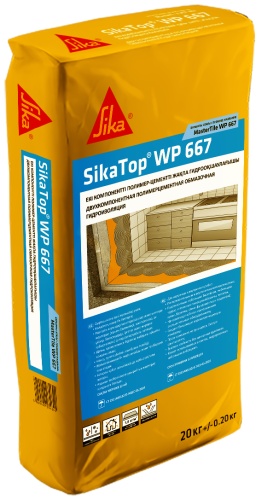 Гидроизоляционная смесь Sika SikaTop WP 667 блокирующая, 5 кг