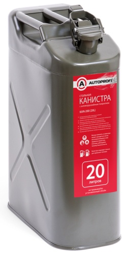 Канистра вертикальная AUTOPROFI KAN-200 (20L) красная 20 л