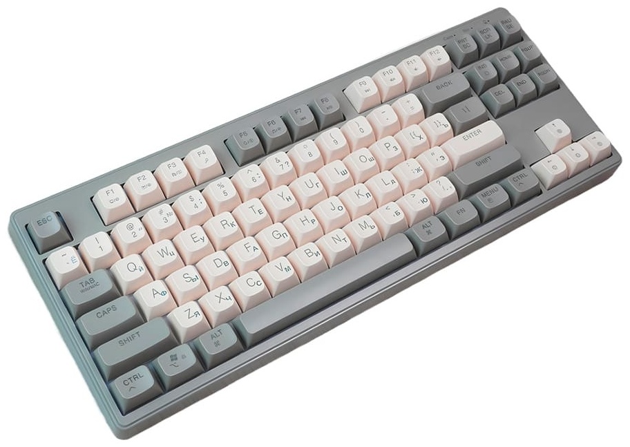 Клавиатура Zentek FreeWolf M87 серый