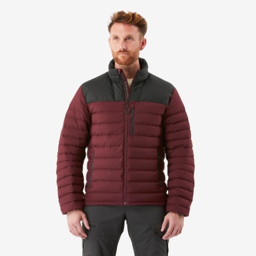 Пуховик Decathlon бордовый
