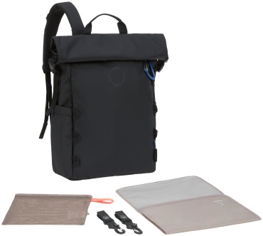 Сумка-рюкзак Lassig Outdoo Rolltop - Черный
