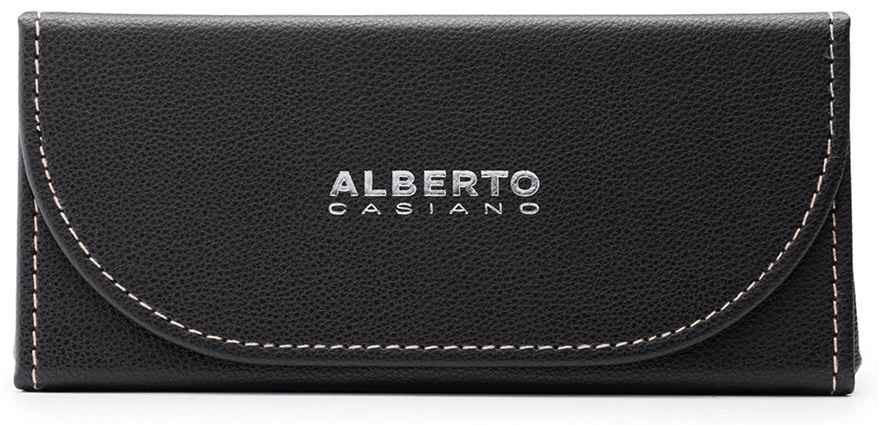 Жесткий футляр Alberto Casiano искусственная кожа, 7 x 16 см черный