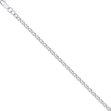 Lucente Silver ZO-НЦ_22-050Ю-3_0_6_50 длина 50 см, вес 6.29 г серебро, плетение окио ди перниче