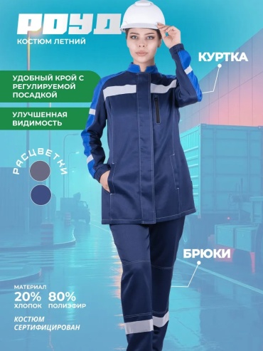 Спецодежда для женщин синий