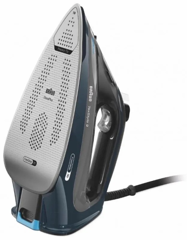 Утюг Braun TexStyle 9 SI9682DB черный, синий — фото 12