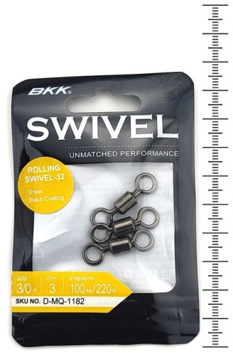 Вертлюг BKK Rolling Swivel-32 №3/0 100 D-MQ-1182