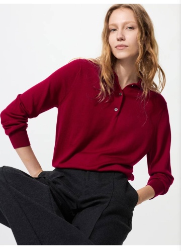 Свитер Uniqlo красный