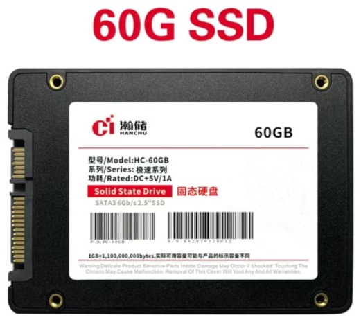 SSD Hanchu 60 Гб
