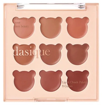 Dasique ПАЛЕТКА РУМЯН И ПОМАД MOOD PAINITING LIP CHEEK PALETTE румяна #05 Cozy Bear