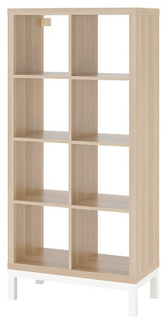 Стеллаж напольный IKEA KALLAX, 77x39x164 см, белый