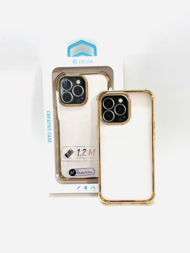 Чехол DEVIA для Apple iPhone 13 Pro золотистый