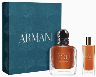 Giorgio Armani STRONGER WITH YOU INTENSELY 2 PIECE GIFT SET парфюмерный набор 15 мл, для мужчин