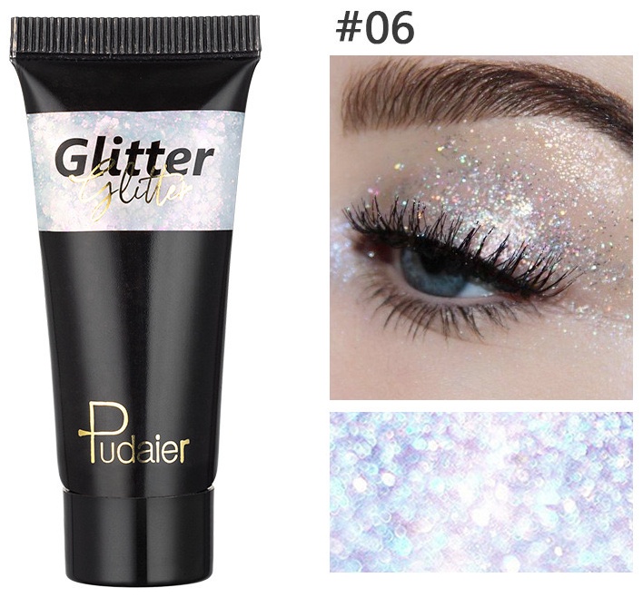 Pudaier глиттер гелевые Glitter 06