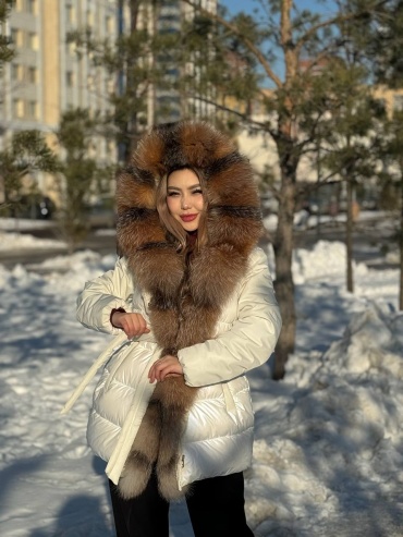 Пуховик AYAZBRAND белый
