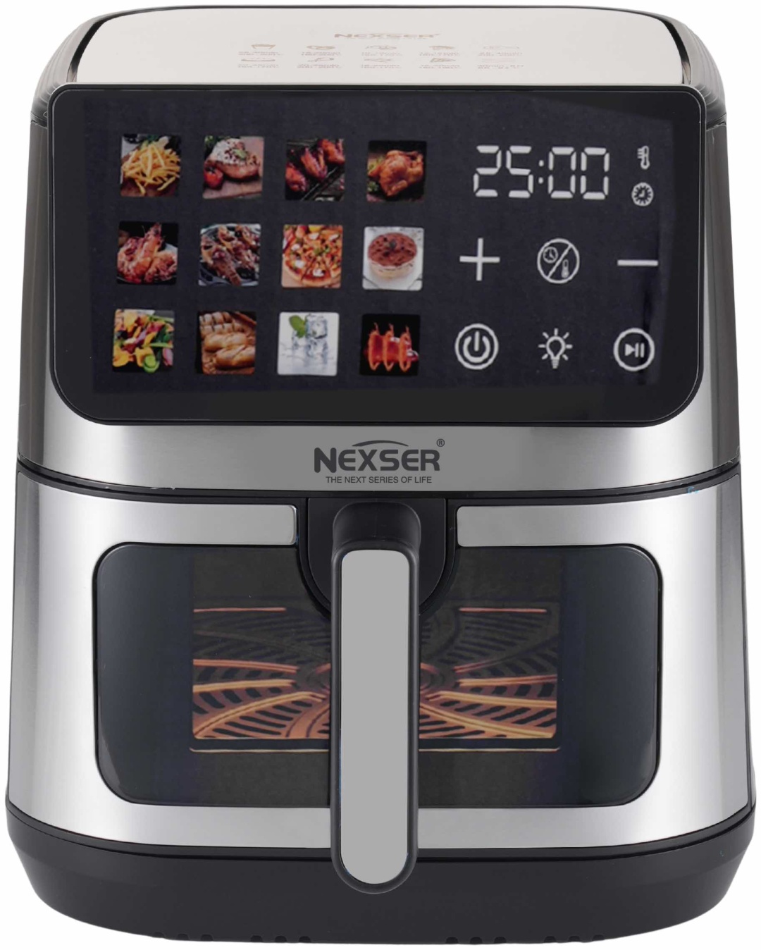Аэрогриль NEXSER NS-10102 10 л черный