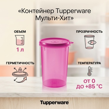 Tupperware контейнер «Мульти-Хит», полипропилен, полиэтилен