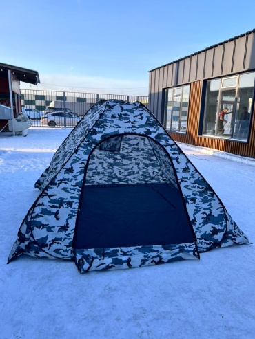 Палатка TAIFUN Палатка Taifun камуфляжная автоматическая палатка для зимней рыбалки на 5 человк 2,5*2,5*165см для рыбалки количество мест: 5 камуфляж
