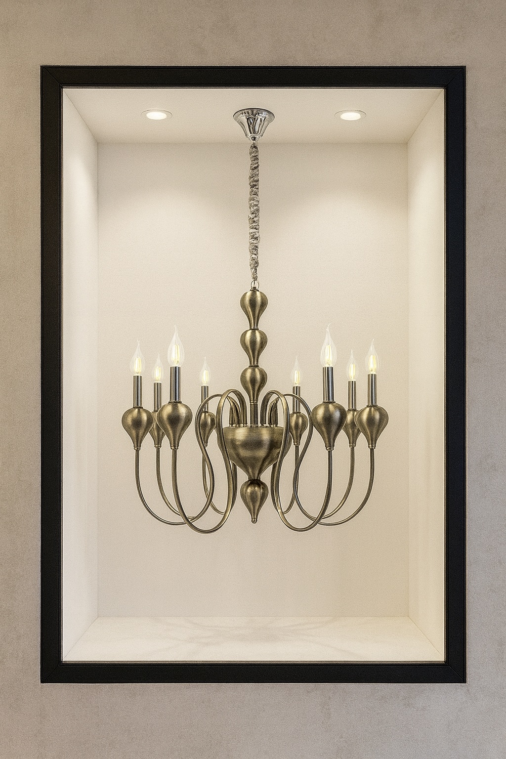 Люстра подвесная Aleddin light E14, кол-во ламп: 8 шт