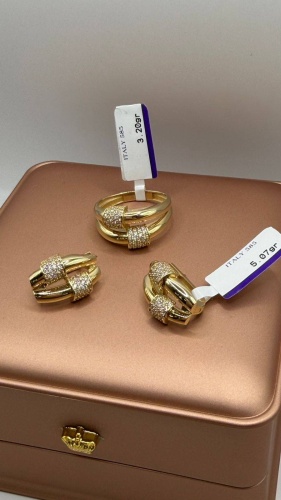 BAQ BRAND 48563251 вес 8.27 г золото, фианит