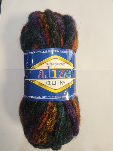 Моток Alize COUNTRY 5035 Миланж 34 м 100 г
