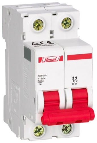 Himel автоматический выключатель 2P 16 A, 4.5 кА, 240 В