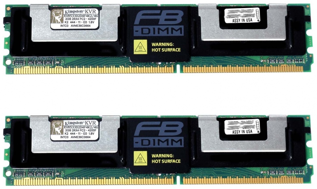 Оперативная память Kingston KVR533D2D4F4K2/4G 4 Гб