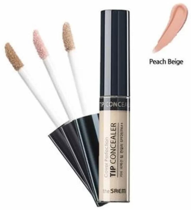 The Saem COVER PERFECTION TIP CONCEALER # PEACH BEIGE консилер peach beige